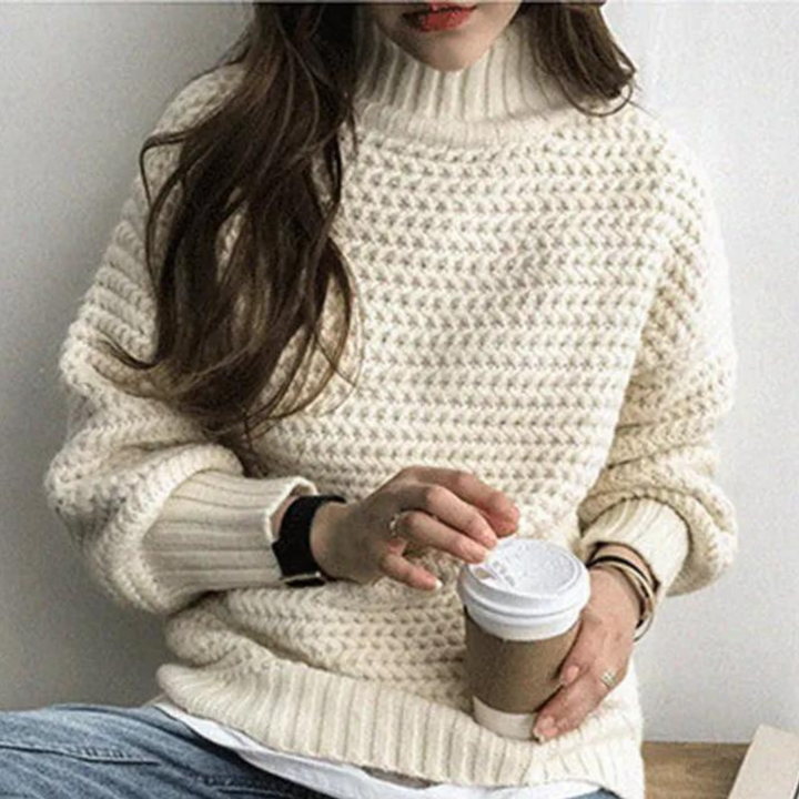 Venessa | Eleganter Damen-Rollkragenpullover