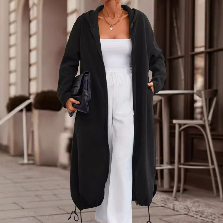 Tove | Stylische Damen Strickjacke mit Kapuze