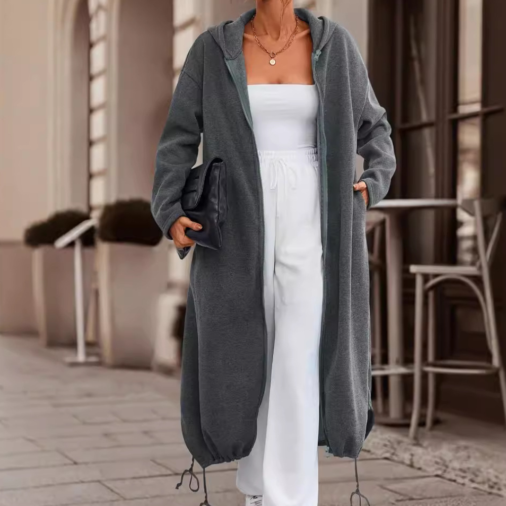 Tove | Stylische Damen Strickjacke mit Kapuze