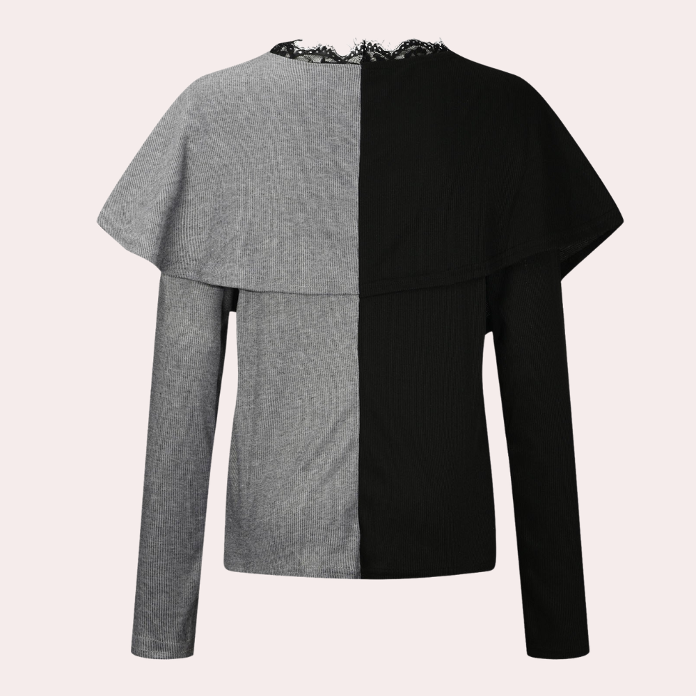 Calina | Eleganter Wickelpullover Damen
