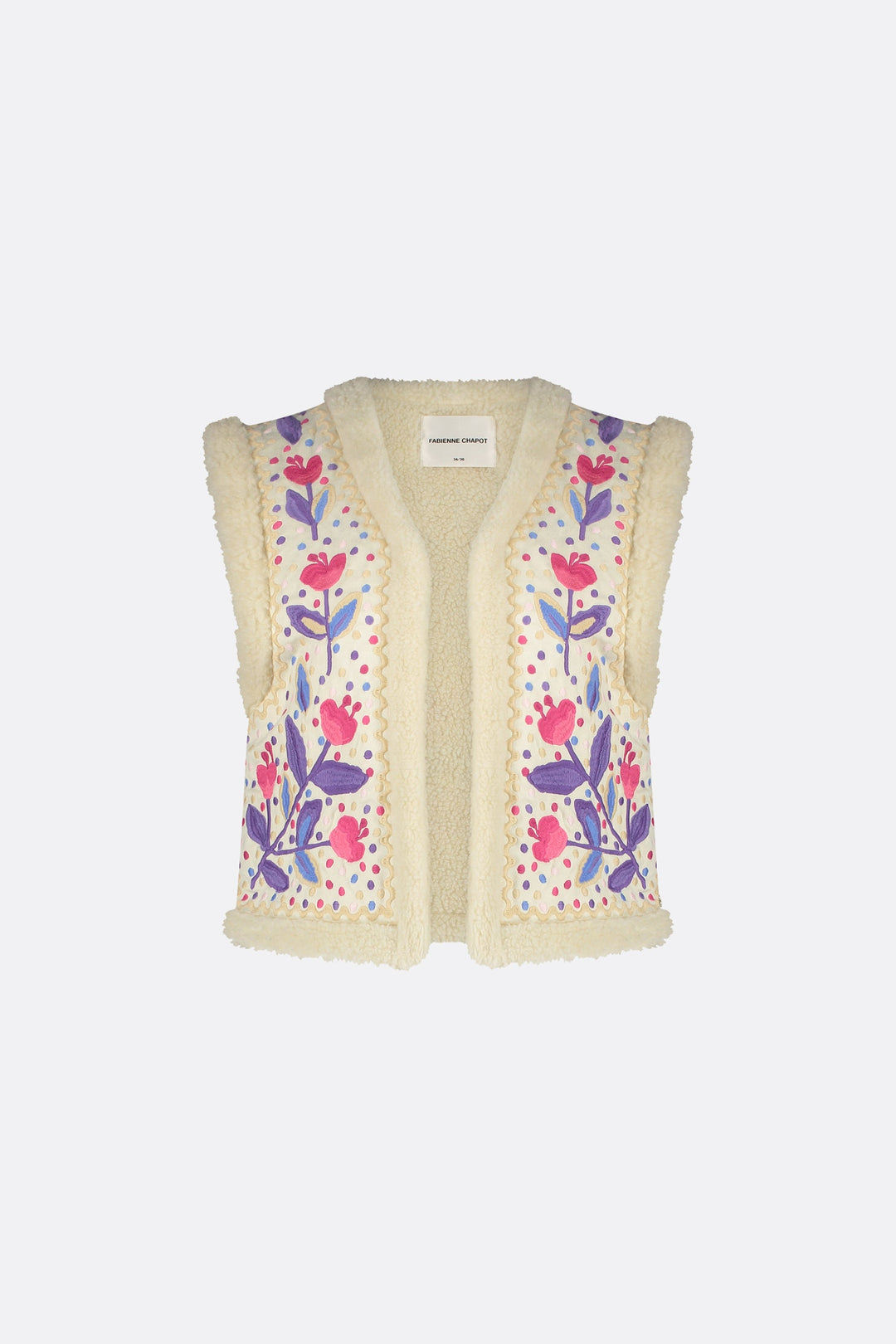Luise | Bestickte Blumen-Weste