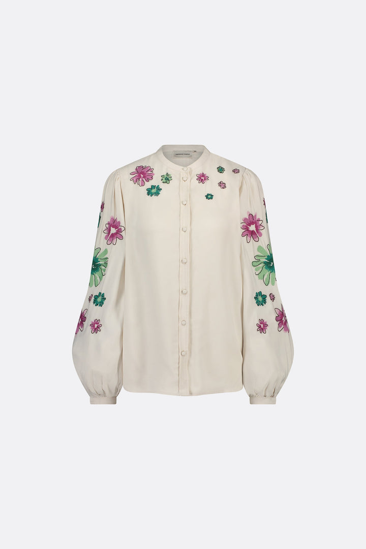 Bettina | Elegante Bluse mit Stickerei