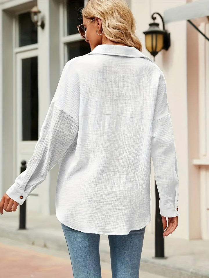 Serelis | Elegante Oversize-Hemdbluse Damen