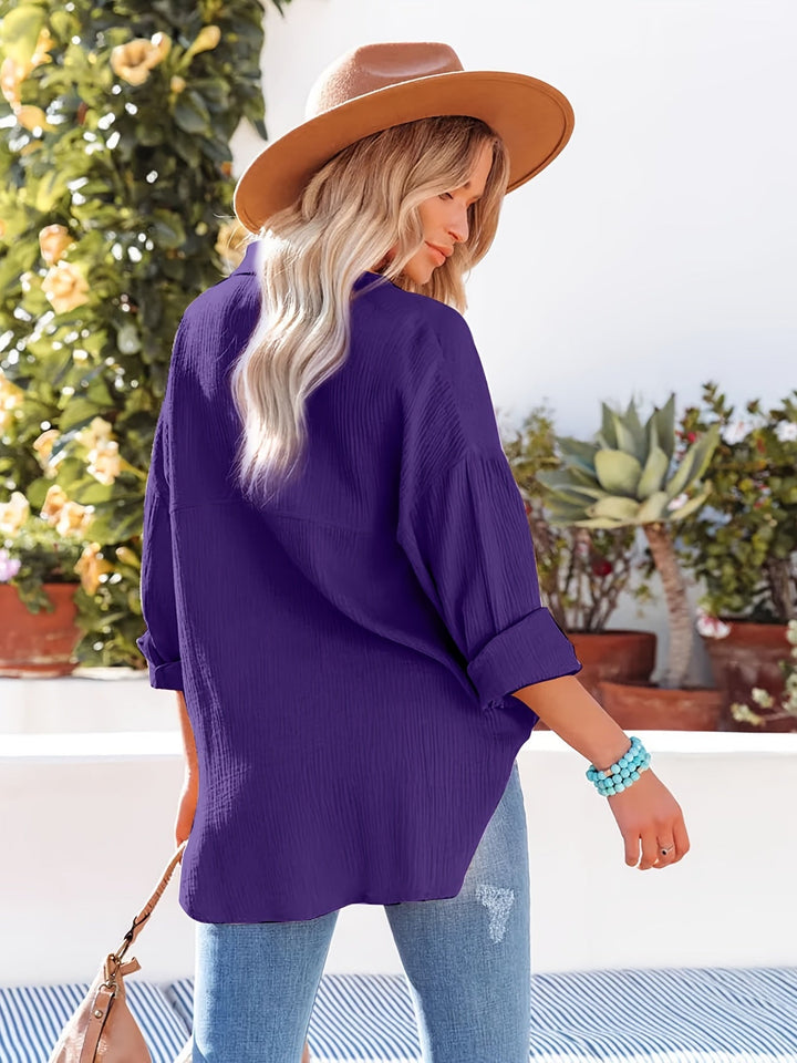 Serelis | Elegante Oversize-Hemdbluse Damen