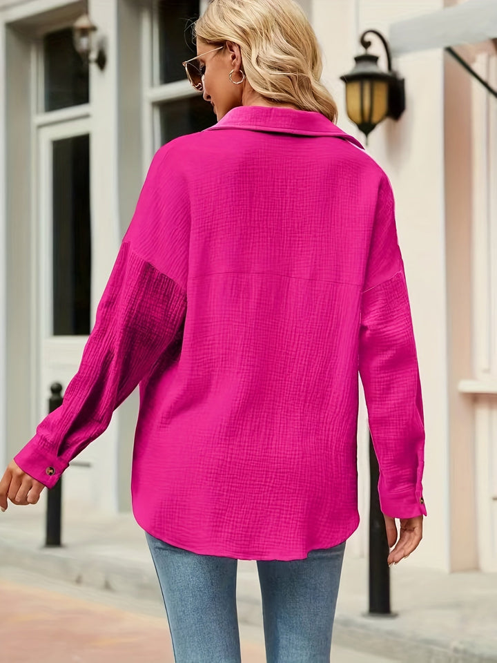 Serelis | Elegante Oversize-Hemdbluse Damen