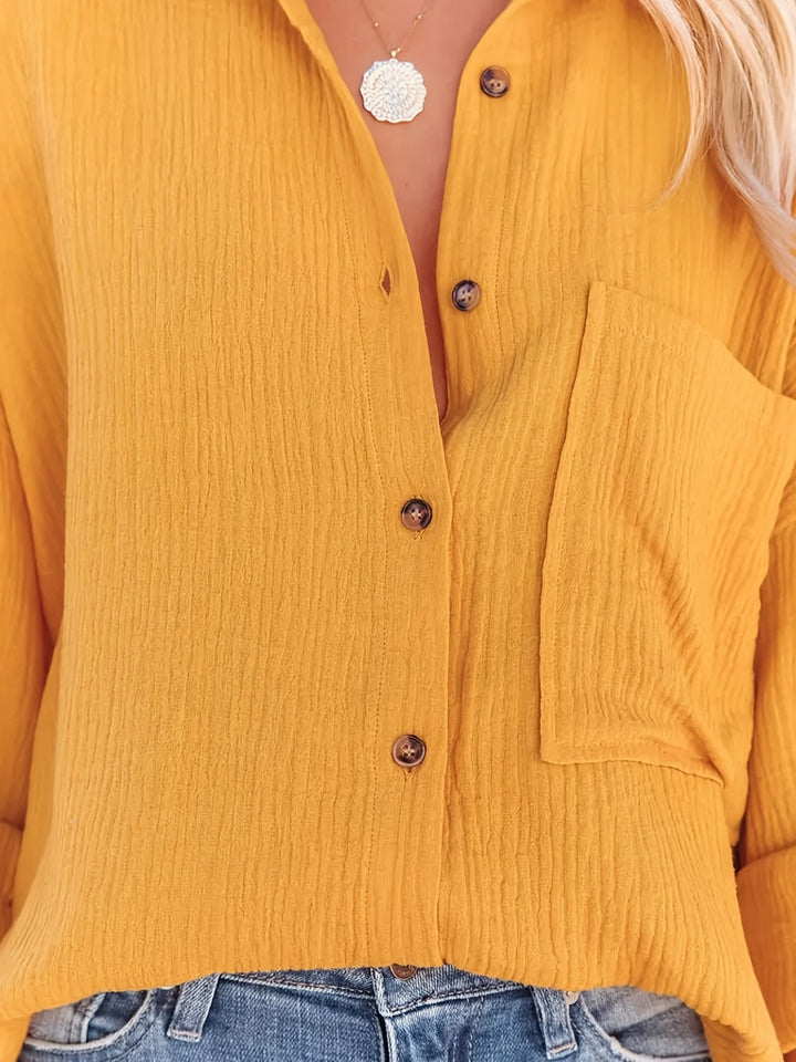 Serelis | Elegante Oversize-Hemdbluse Damen