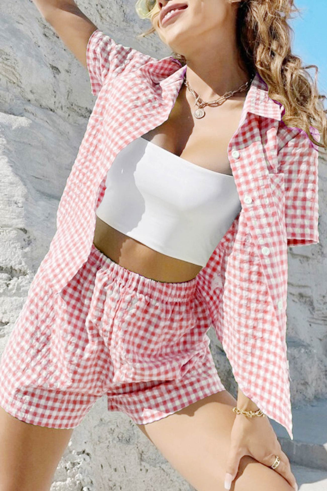 Eranthe | Zweiteiler-Set Vichy