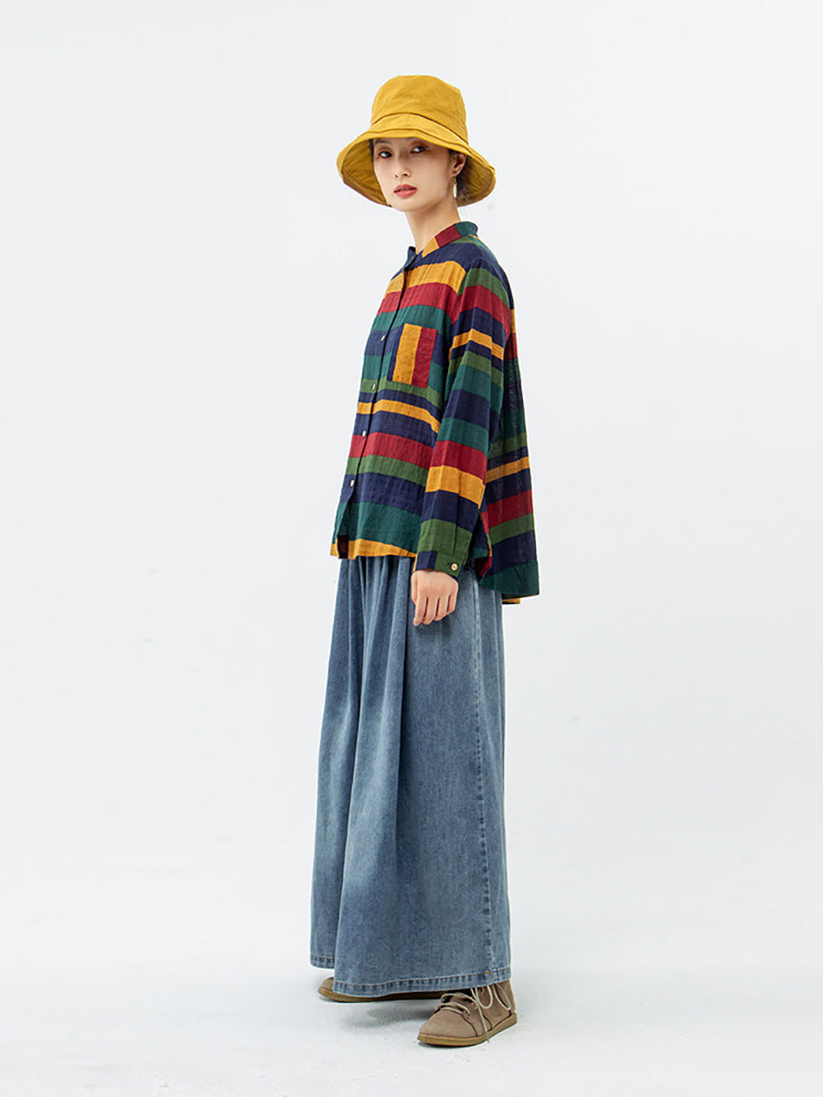 Solara | Gestreiftes Vintage-Hemd