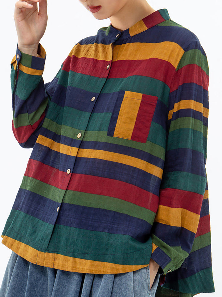 Solara | Gestreiftes Vintage-Hemd