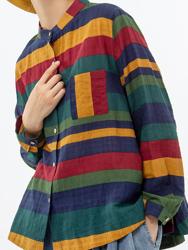 Solara | Gestreiftes Vintage-Hemd