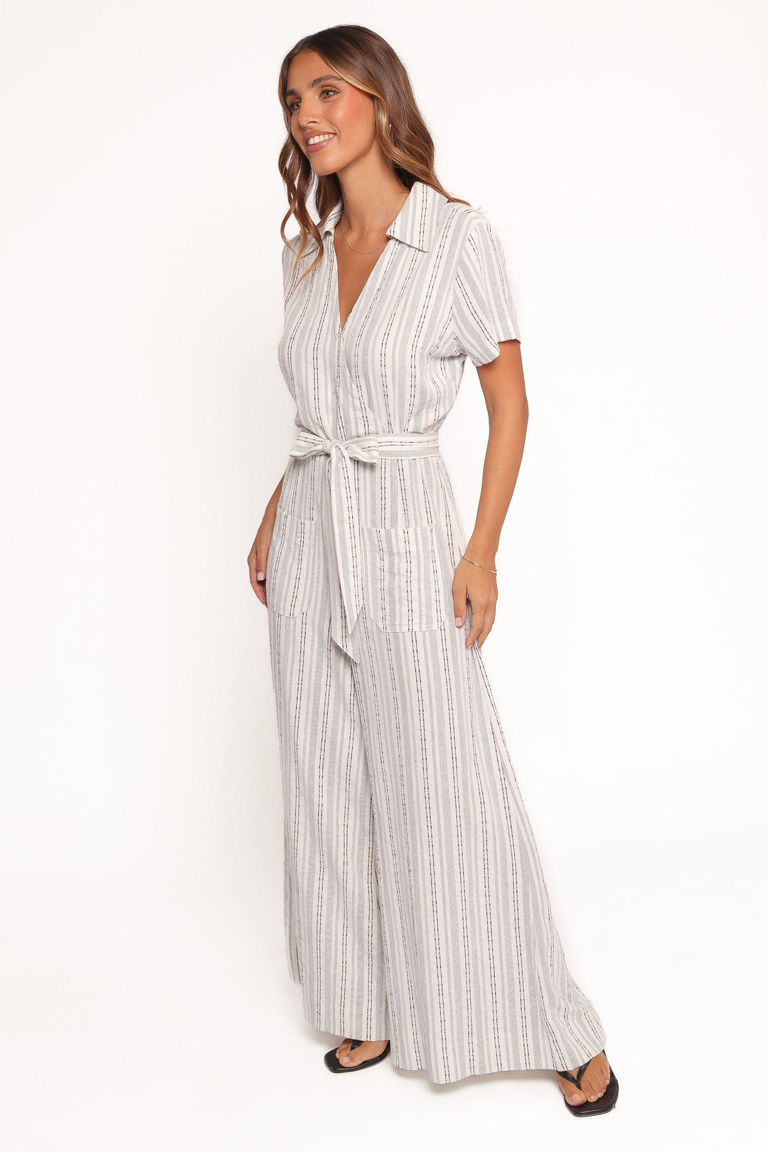 Carlina | Luftiger Jumpsuit im Streifenlook
