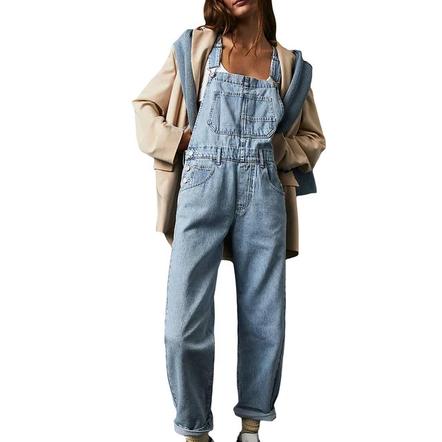 Damara | Denim Jumpsuit für den Sommer Casual Chic