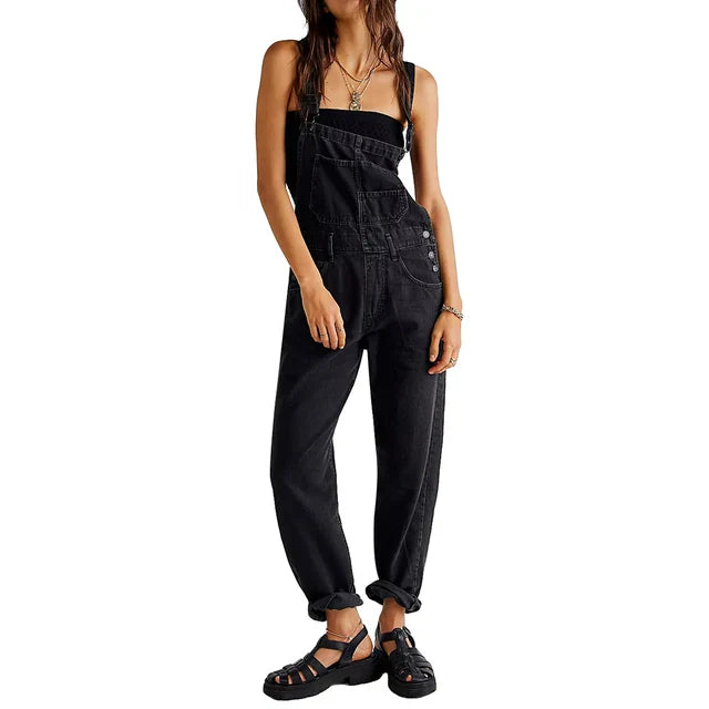 Damara | Denim Jumpsuit für den Sommer Casual Chic