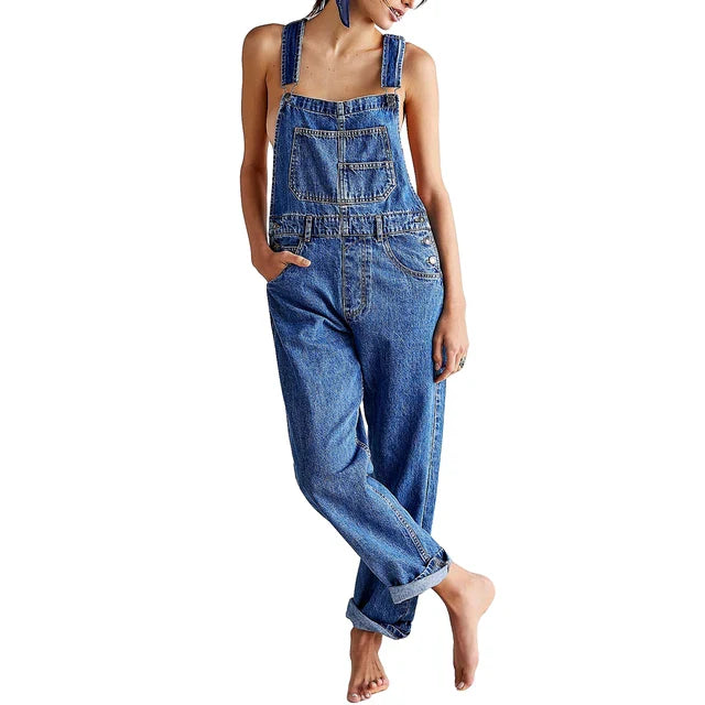 Damara | Denim Jumpsuit für den Sommer Casual Chic