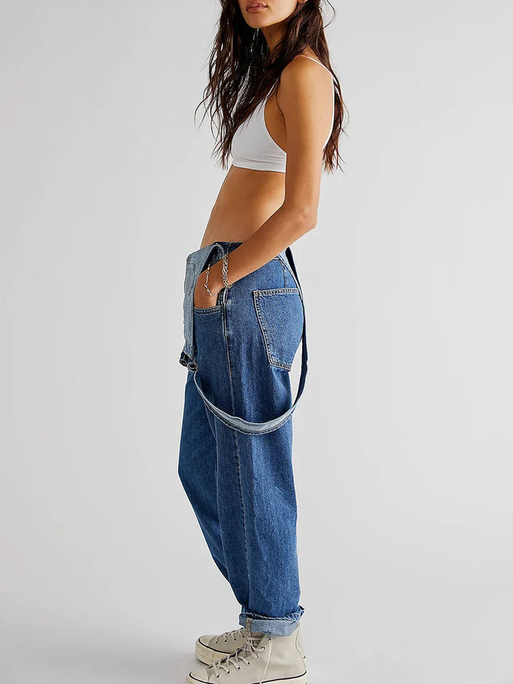 Damara | Denim Jumpsuit für den Sommer Casual Chic