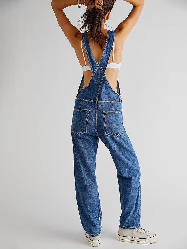 Damara | Denim Jumpsuit für den Sommer Casual Chic