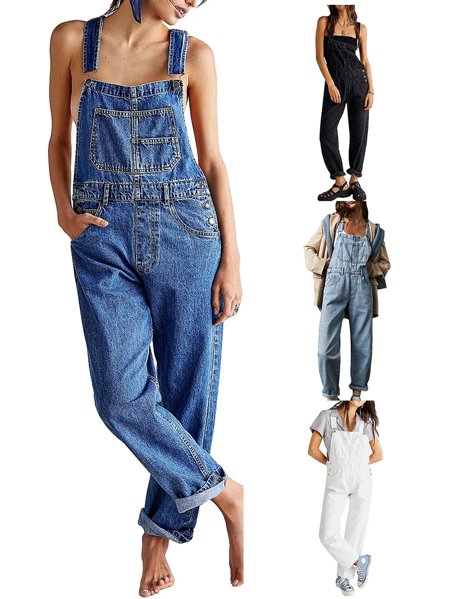 Damara | Denim Jumpsuit für den Sommer Casual Chic