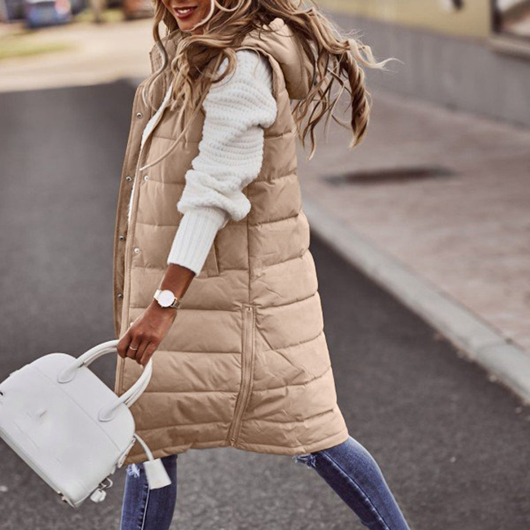Jeyandra | Langer Damen Strickgilet
