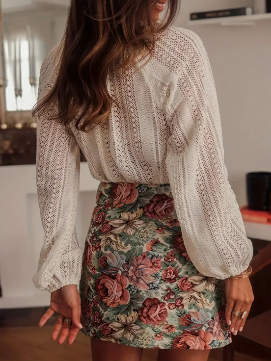 Kristol | Elegante Spitzenbluse Damen
