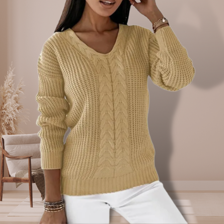 Oriold | Eleganter Pullover mit V-Ausschnitt