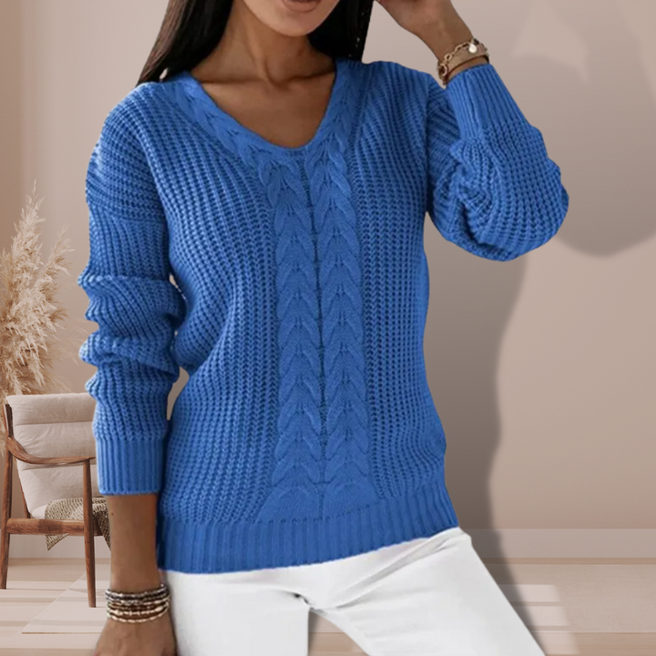Oriold | Eleganter Pullover mit V-Ausschnitt