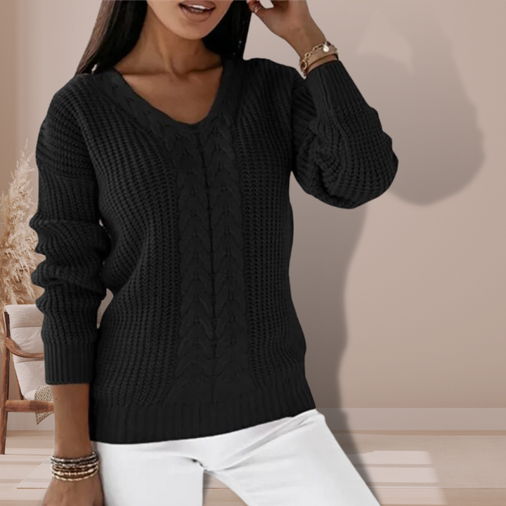 Oriold | Eleganter Pullover mit V-Ausschnitt