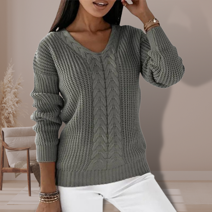 Oriold | Eleganter Pullover mit V-Ausschnitt