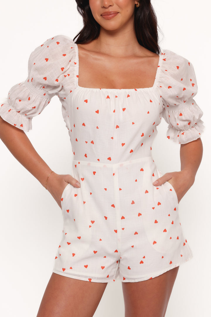 Mone | Herzmuster Baumwoll-Overall