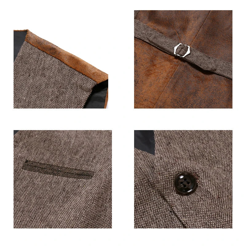 Valen | Klassische Tweed-Weste Herren