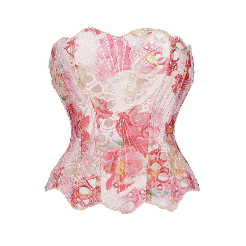 Nerithia | Elegantes Spitzen-Sommerkorsett