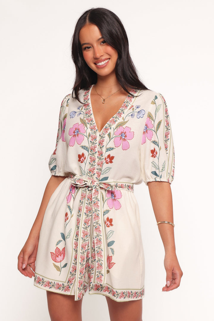 Roslin | Femininer Blumen Jumpsuit
