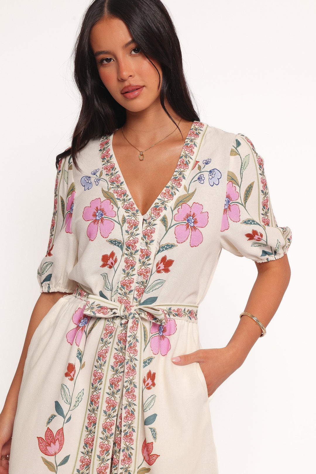 Roslin | Femininer Blumen Jumpsuit