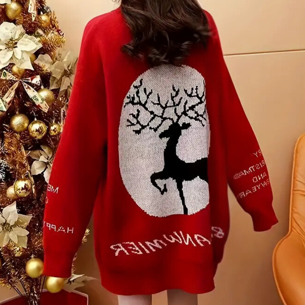 Niniane | Eleganter Weihnachtspullover für Frauen