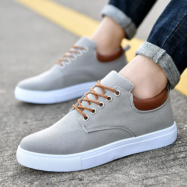 Wylan | Robuste Herren-Turnschuhe mit weißer Sohle
