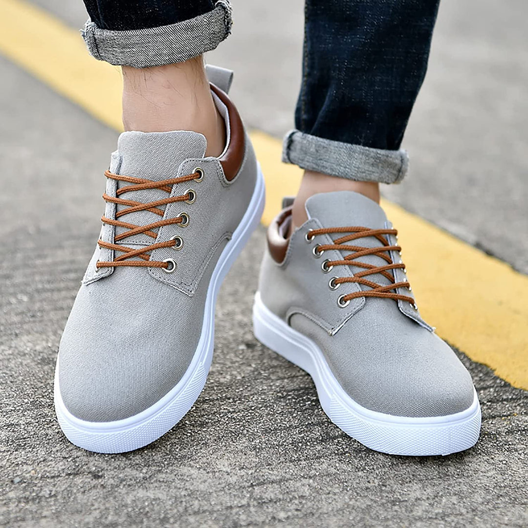 Wylan | Robuste Herren-Turnschuhe mit weißer Sohle