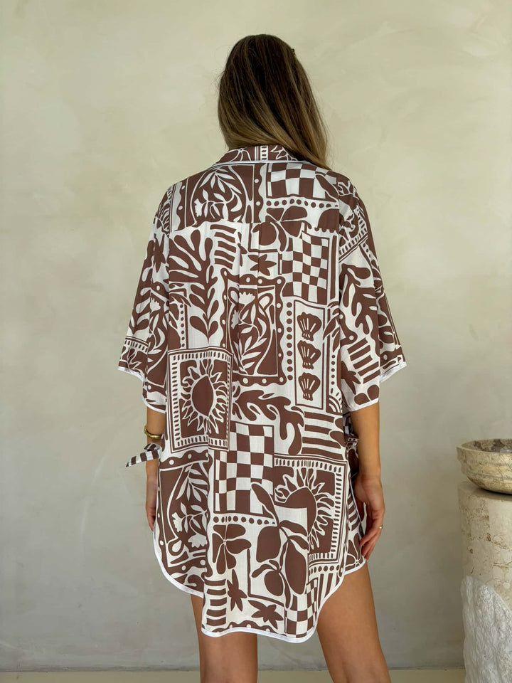 Prescya | Zweiteiler Set Truffle Print