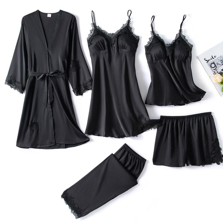 Thessara | Seiden-Pyjama Damen Set