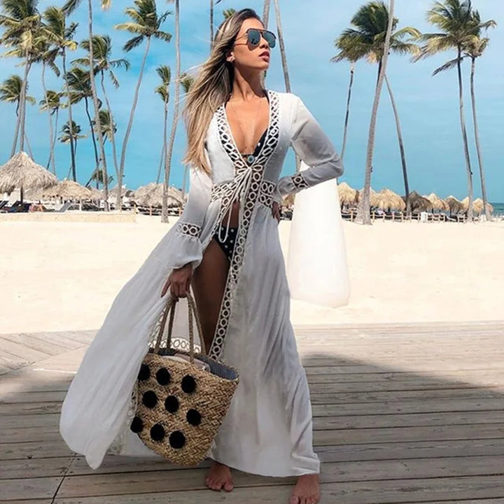 Sybilla | Gehäkelter Sommer Kaftan Damen