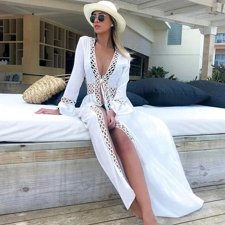 Sybilla | Gehäkelter Sommer Kaftan Damen