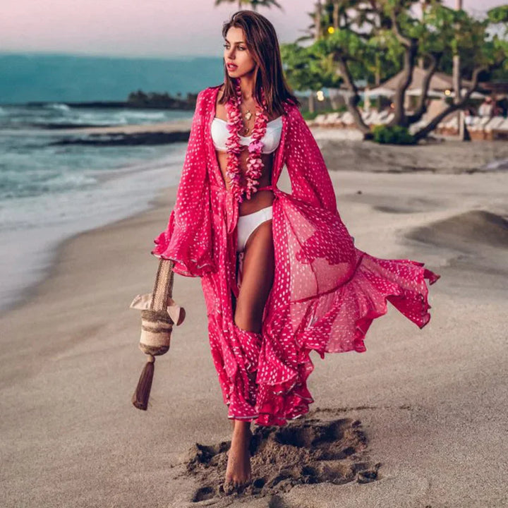 Sybilla | Gehäkelter Sommer Kaftan Damen