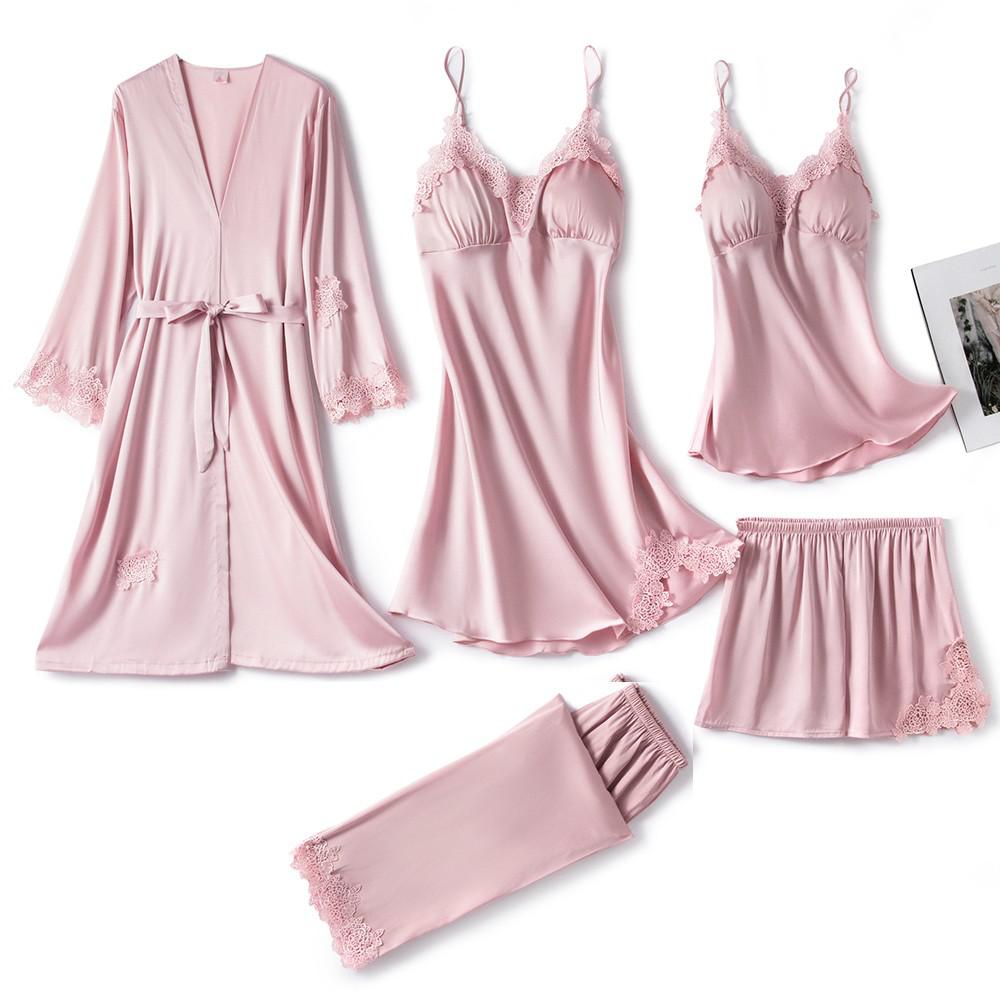 Thessara | Seiden-Pyjama Damen Set