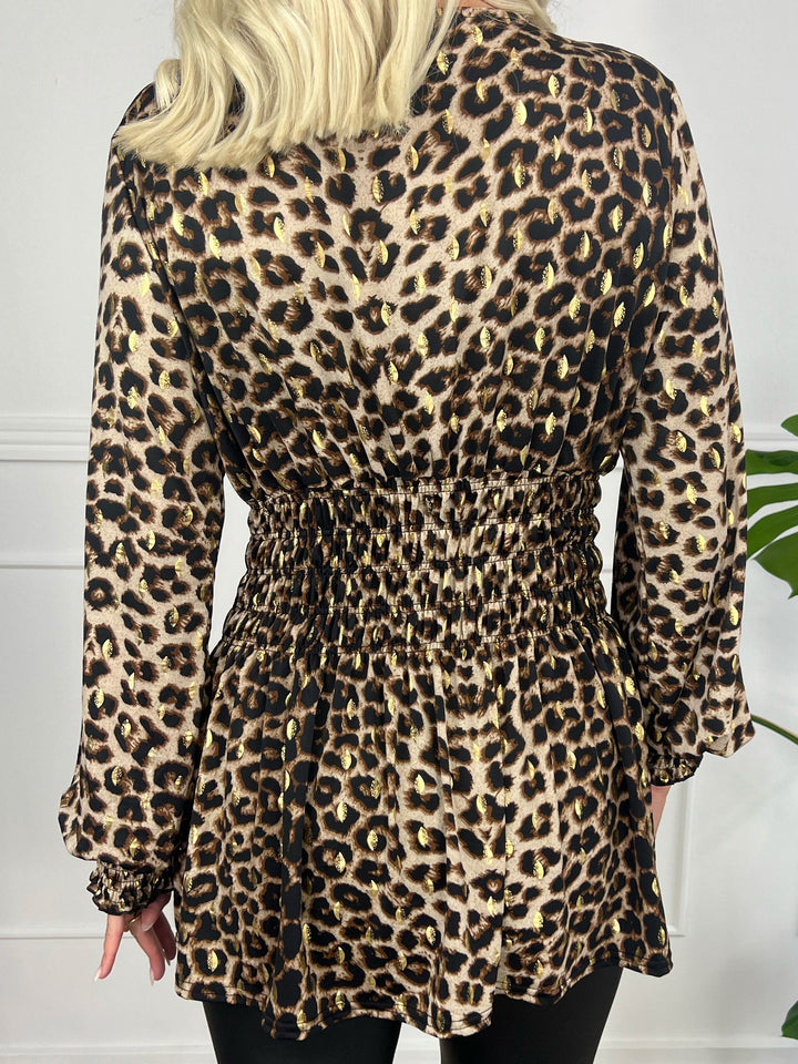 Xylara | Elastische Bluse mit Langarm