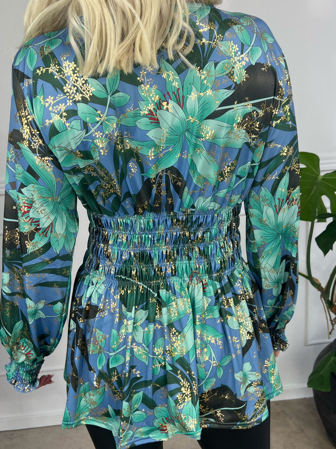 Xylara | Elastische Bluse mit Langarm
