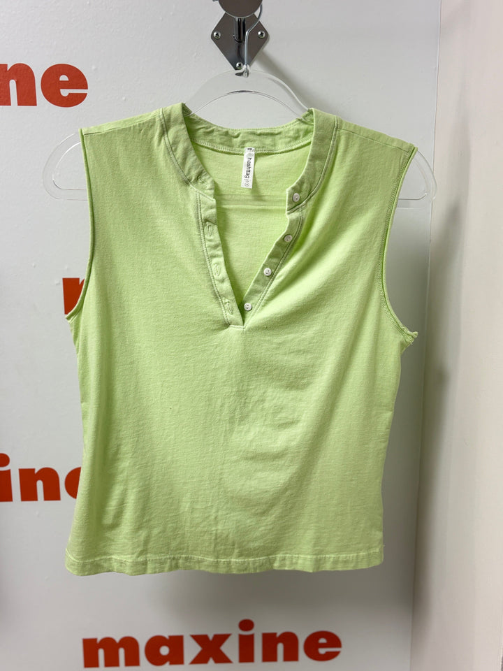 Nyssa | Ärmelloses Henley Top