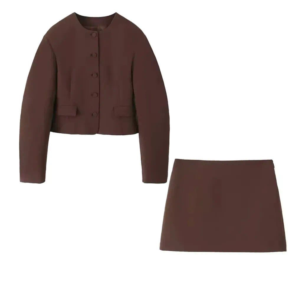 Lucienne | Zweiteiliges Set mit Blazer und Rock