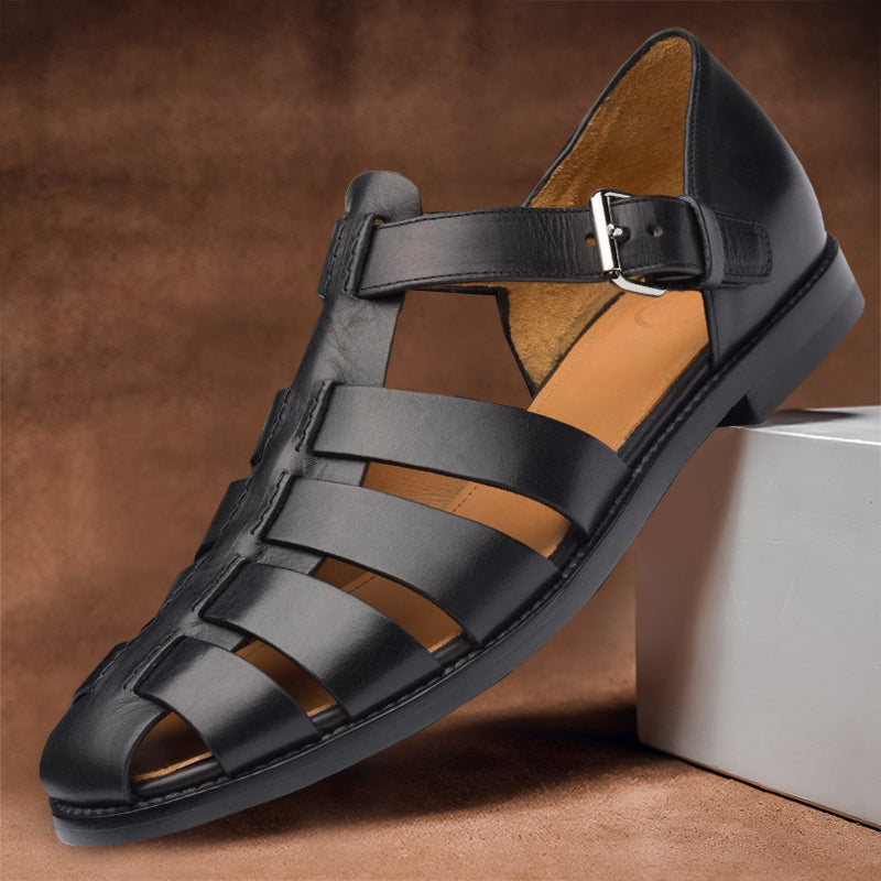 Aderine | Weiße Ledersandalen