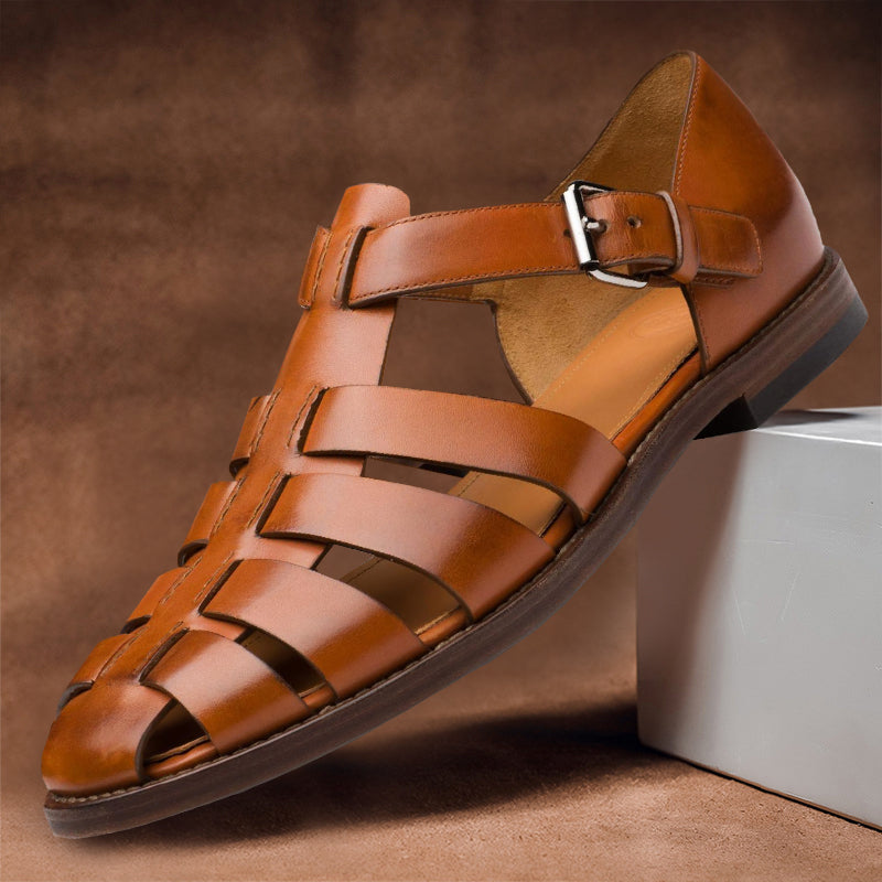 Aderine | Weiße Ledersandalen