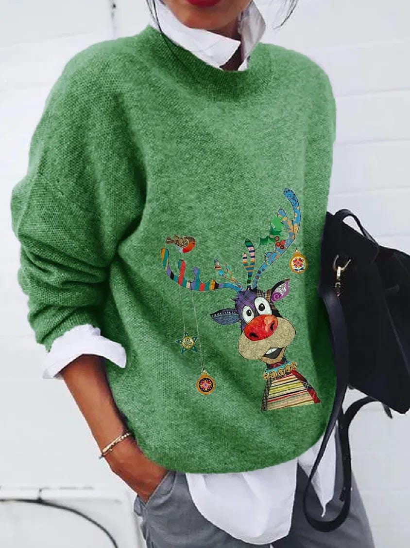 Coralina | Festliche Weihnachts Strickpullover