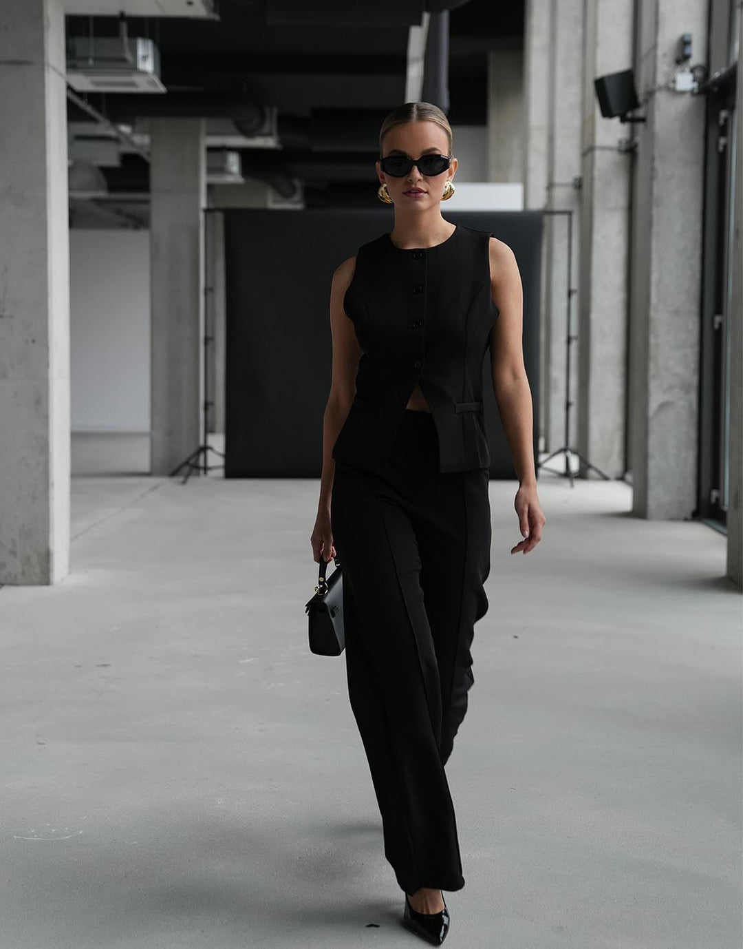 Carlotta | Elegante Knopf-Weste Damen