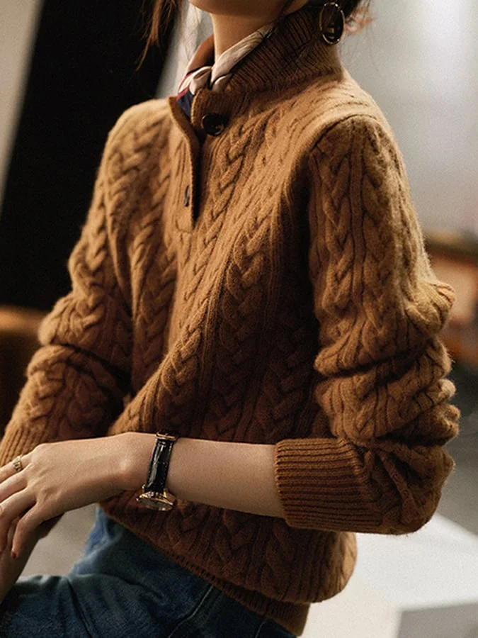 Riga | Kabelstrick-Pullover